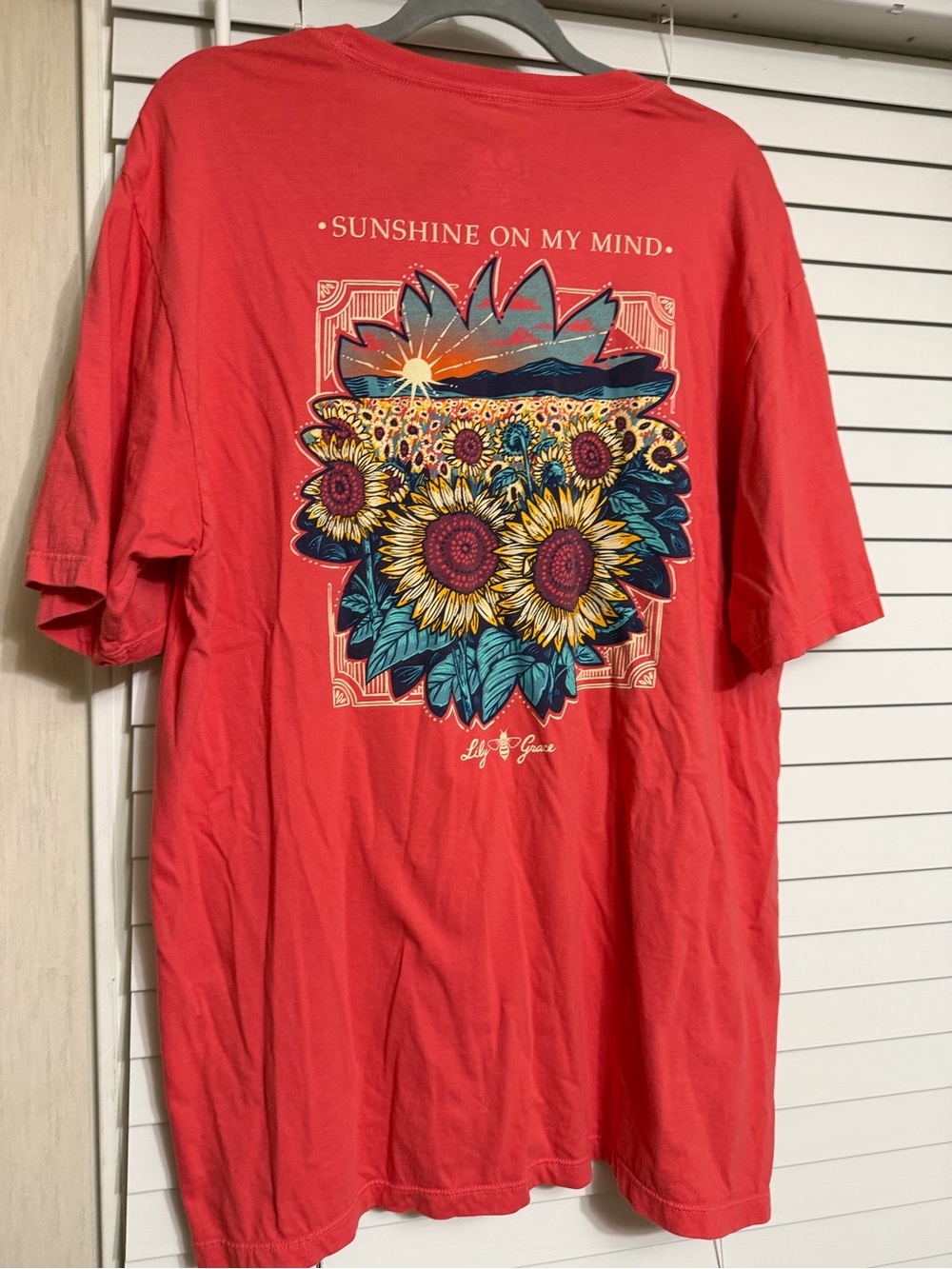 Lily Grace Sunflower pocket tee